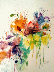 Modernes Aquarell